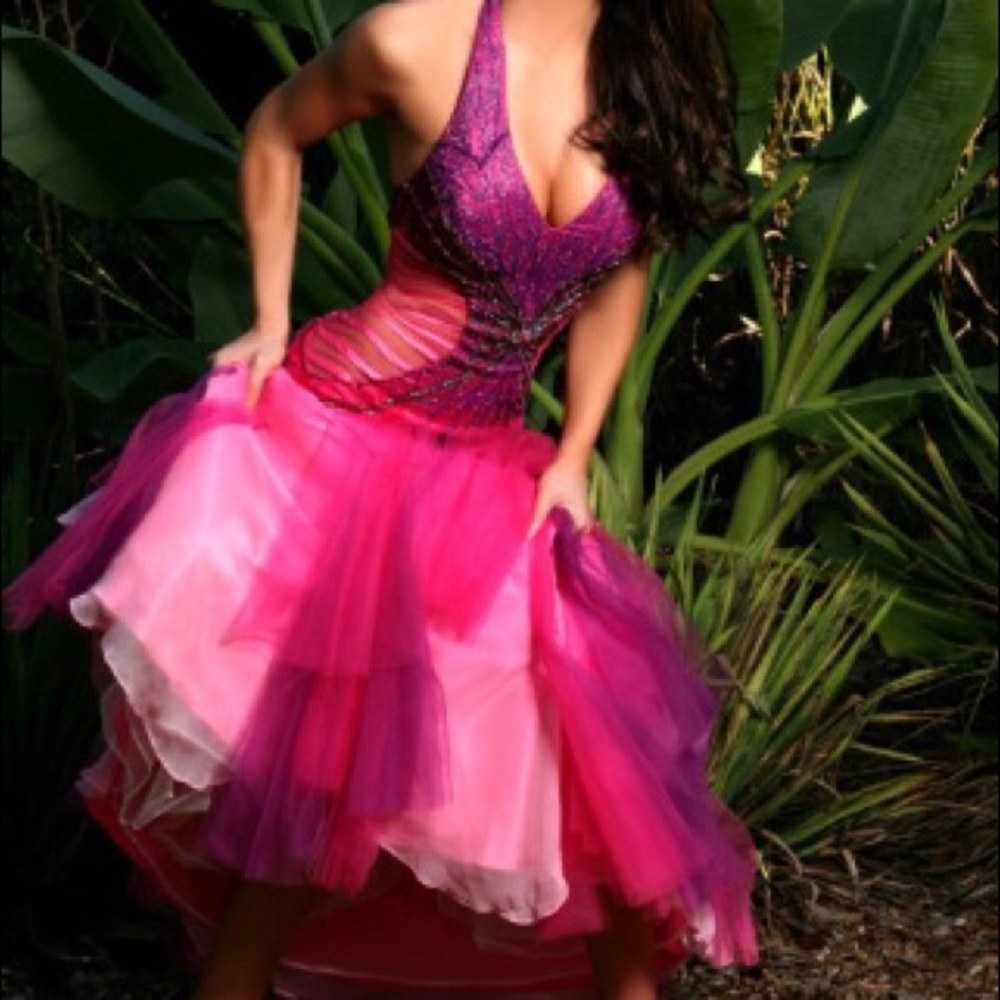 Mermaid style bottom prom or pageant gown size 0/1